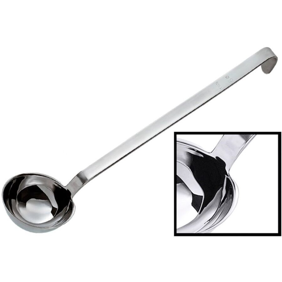Schöpflöffel Contacto Bander Silber Edelstahl Rostfrei 18/10 12 cm 12 cm - Material: Edelstahl 18/10 - Schöpflöffel
