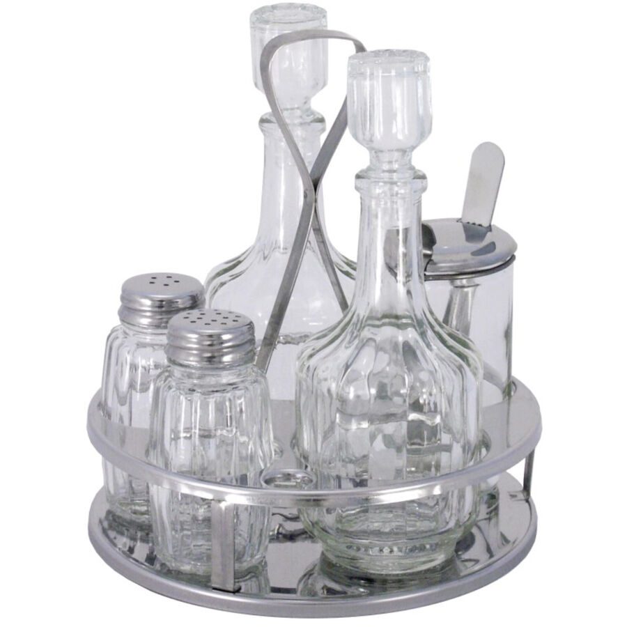 Contacto Bander Silber Edelstahl 0 cm 16.5 cm - Öl- und Essigspender