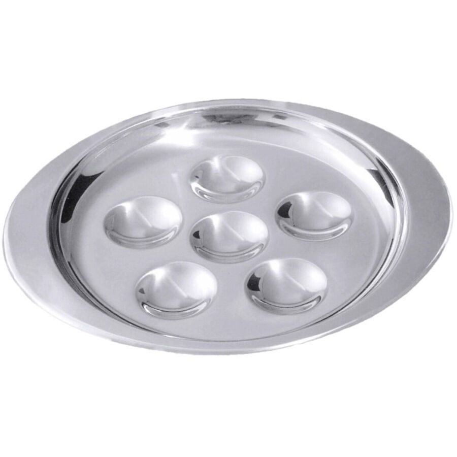 Servierplatte Contacto Bander Silber Edelstahl 18 cm 18 cm - Servierplatte