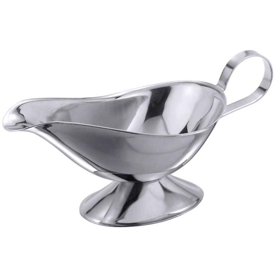 Sauciere Contacto Bander Silber Edelstahl 24 cm 11.5 cm 0.45 l - Sauciere