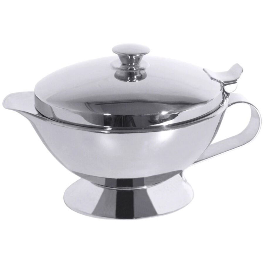 Sauciere Contacto Bander Silber Edelstahl 12.5 cm 11.5 cm 0.4 l - Sauciere