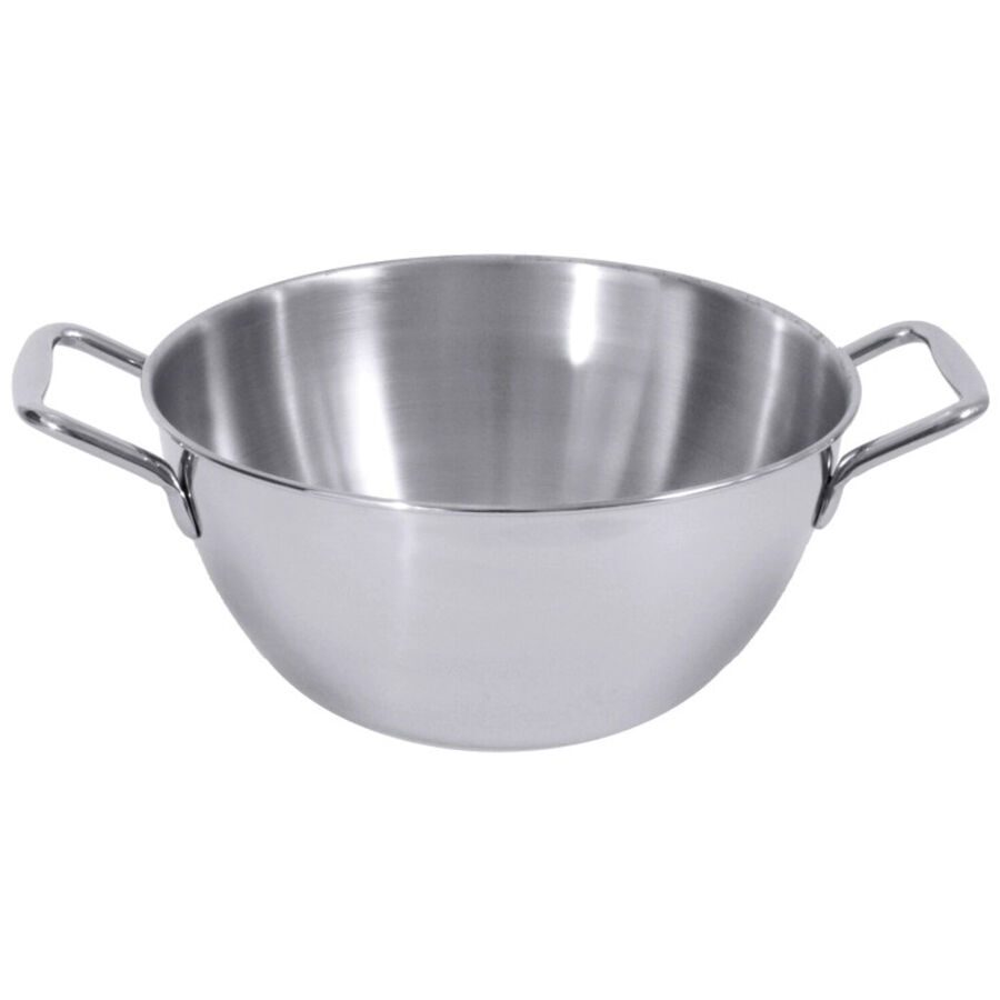 Servierschüssel Contacto Bander Silber Edelstahl 18 cm 8 cm - Servierschüssel