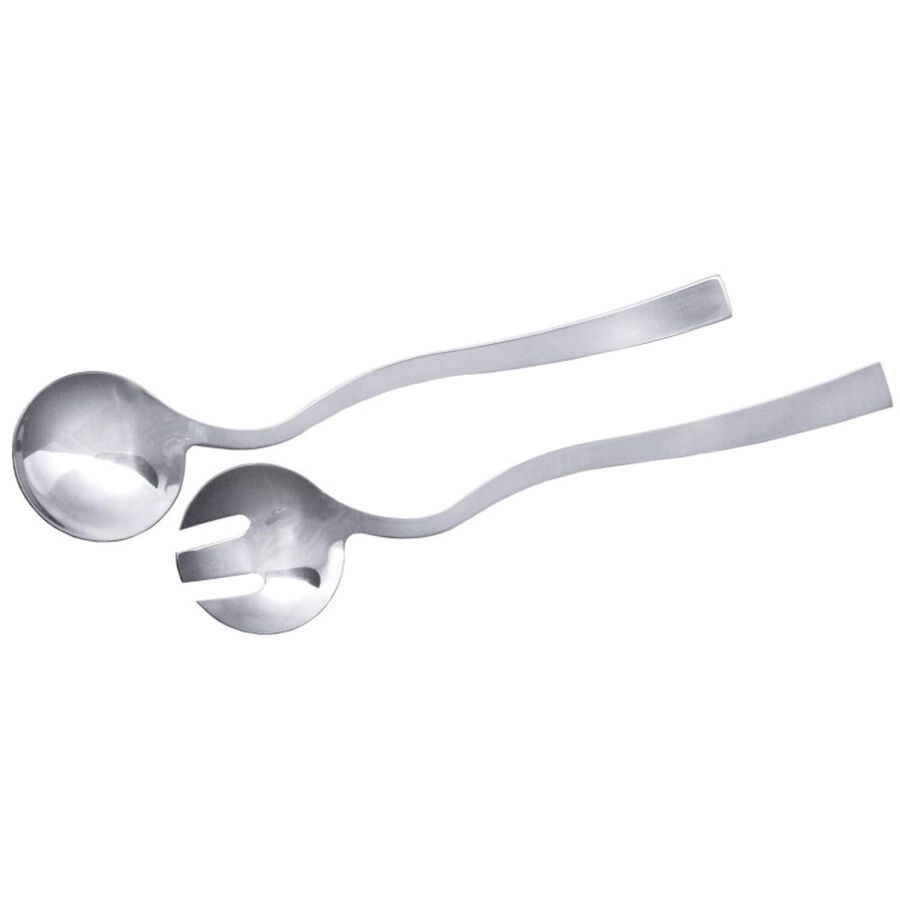 Salatbesteck Contacto Bander Silber Edelstahl - Salatbesteck