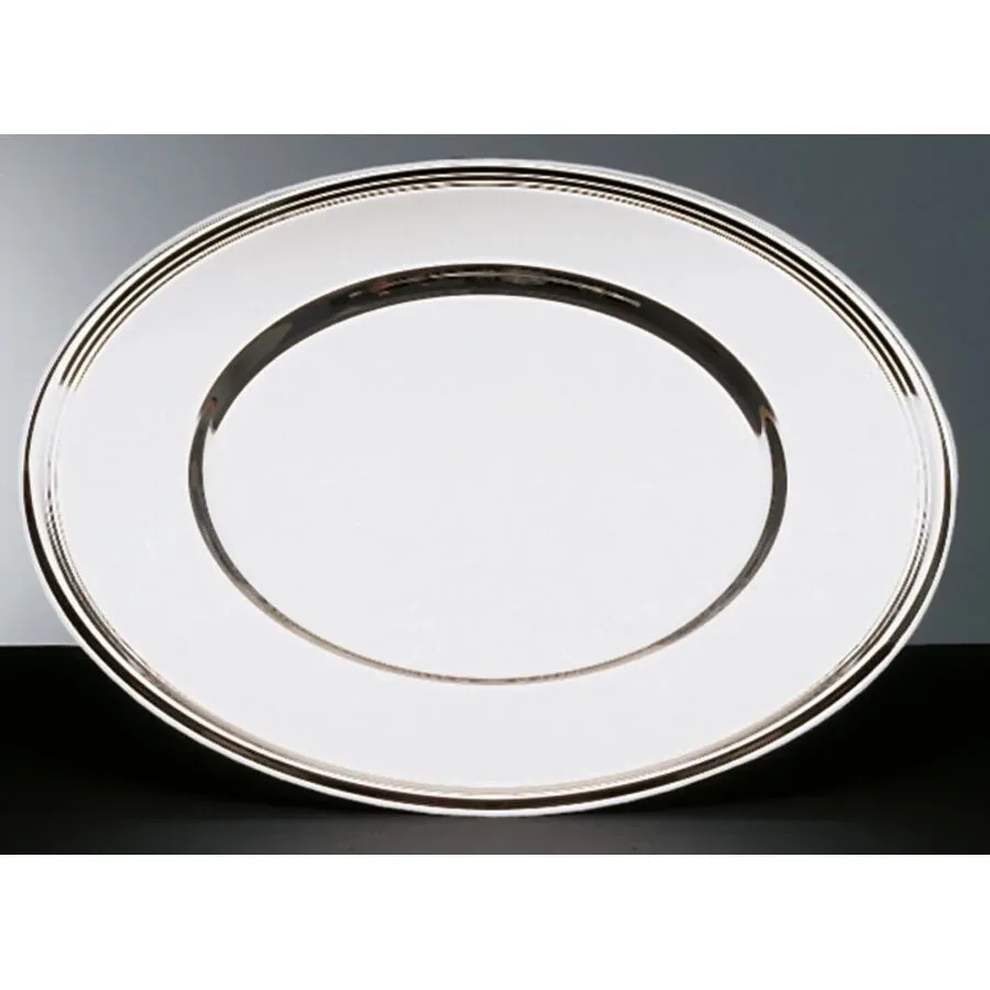 Speiseteller Aps Silber Edelstahl 31 cm - Speiseteller