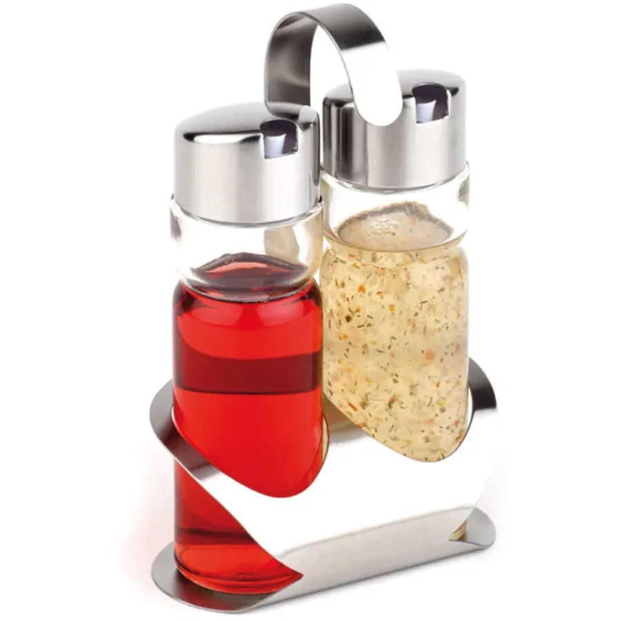 Öl- und Essigspender Aps Transparent Edelstahl/Glas 7.6 cm 18.6 cm - Öl- und Essigspender