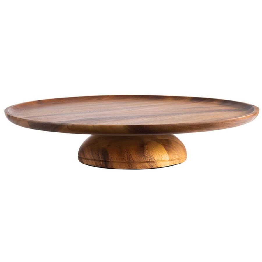 APS Tortenständer Acacia Braun Holz 38.5 cm 8 cm - Material: Akazienholz - Tortenständer