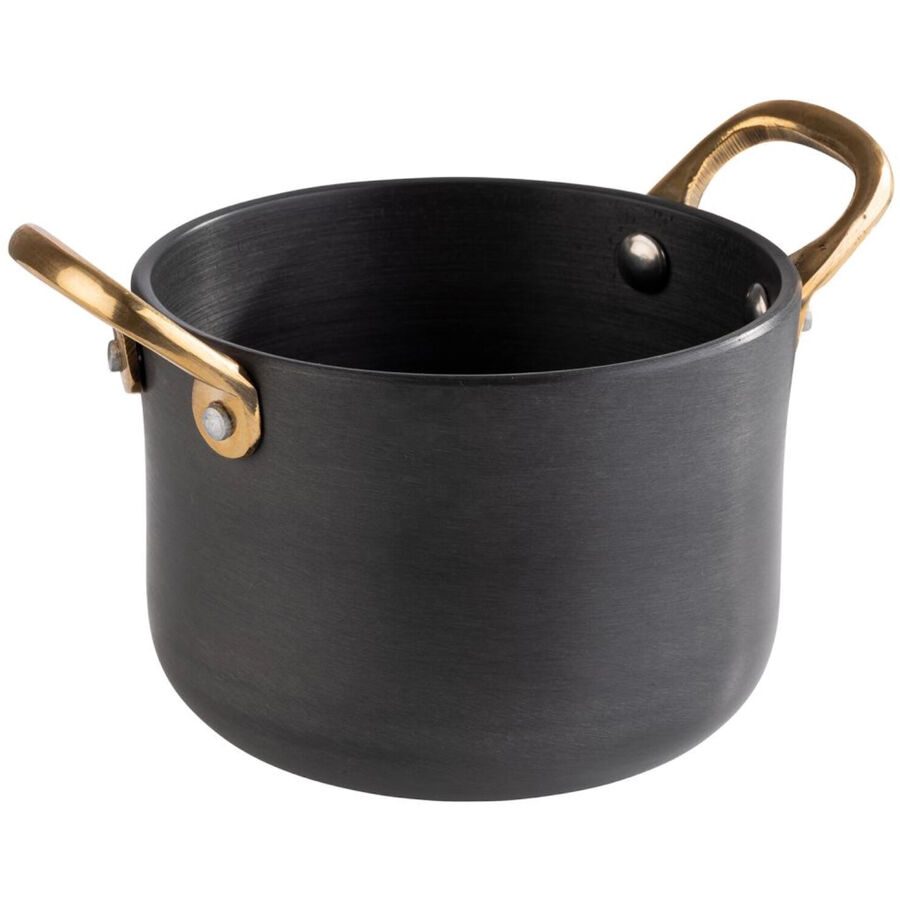 Servierpfanne Aps Schwarz Aluminium 8 cm 11.5 cm - Servierpfanne