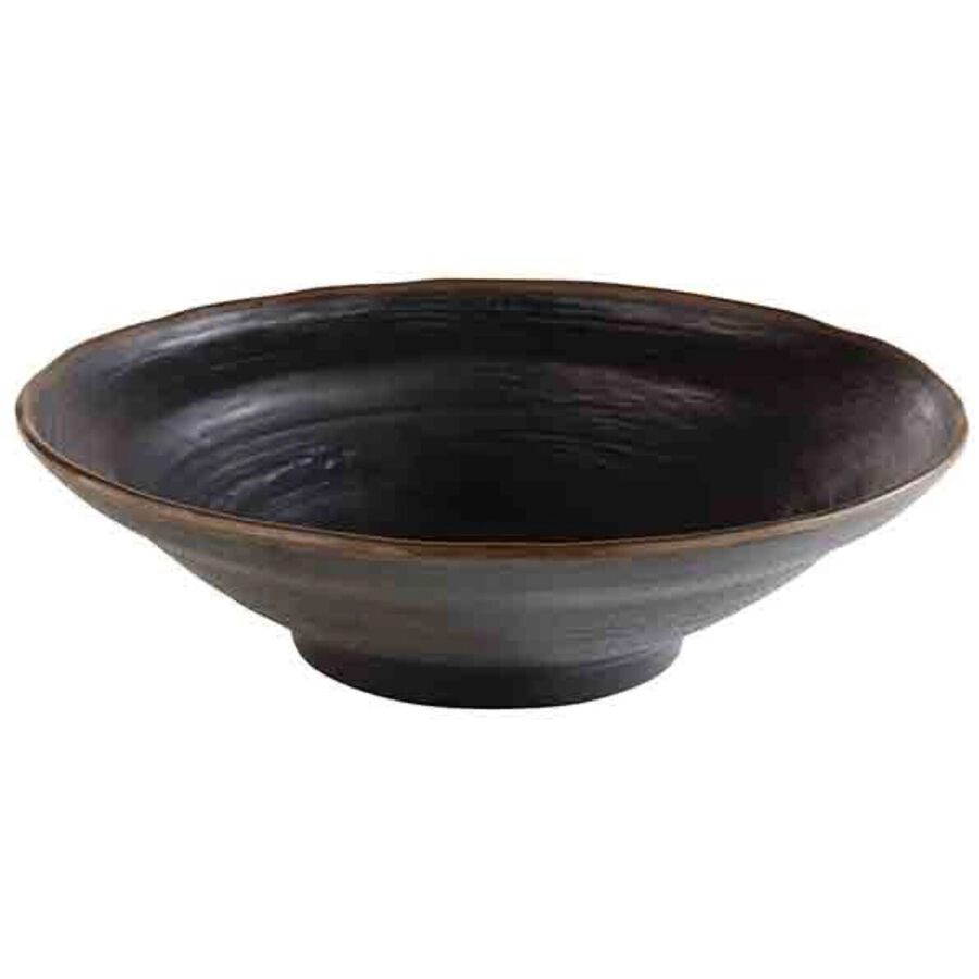 APS Schale Marone Schwarz Kunststoff 30.5 cm 8.5 cm - Material: Melamin - Schale