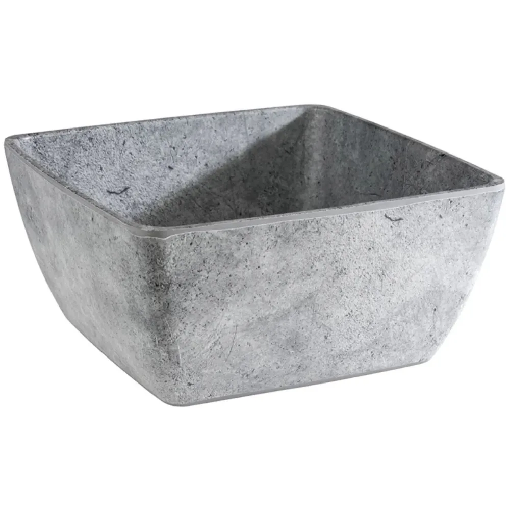 APS Schüssel Element Silber Kunststoff 25 cm 12 cm - Material: Melamin