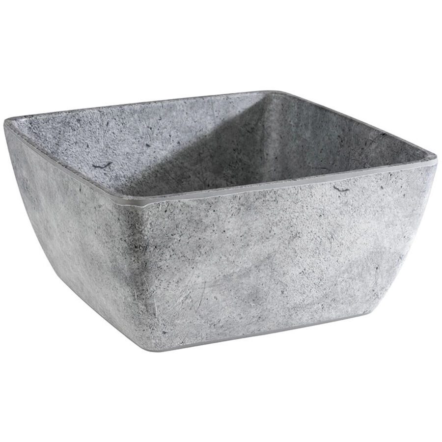 APS Schüssel Element Silber Kunststoff 25 cm 12 cm - Material: Melamin