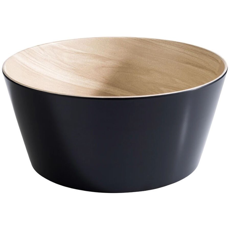 APS Schüssel Frida Schwarz Kunststoff 22 cm 10.5 cm - Material: Melamin - Schüssel