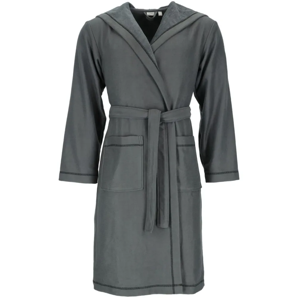 Esprit - Modern Life Bademantel, für Damen, Anthrazit, Größe XS