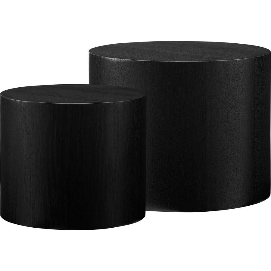 Salontisch Sontalis Schwarz MDF 48 cm - Material: Esche China - Salontisch