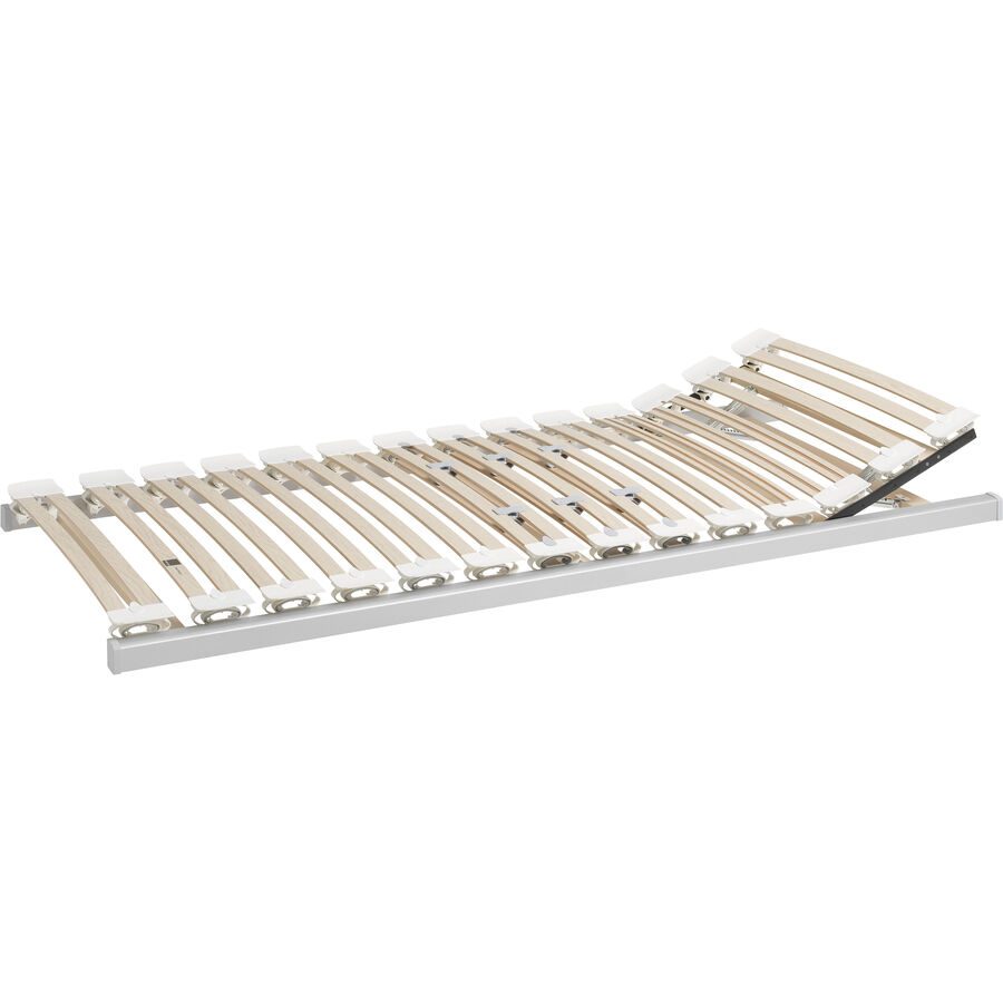 Topswiss Einlegerahmen Flex Deluxe 1 Weiss Holz 160 x 200 cm Höhenverstellbar (manuell) - Schweizer Möbelhersteller - Einlegerahmen