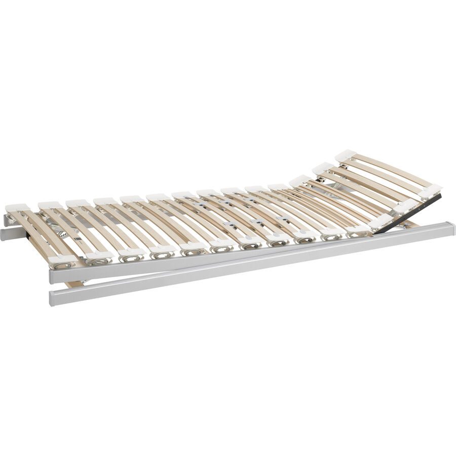 Topswiss Einlegerahmen Flex Deluxe 2 Weiss Holz 120 x 200 cm Höhenverstellbar (manuell) - Schweizer Möbelhersteller - Einlegerahmen
