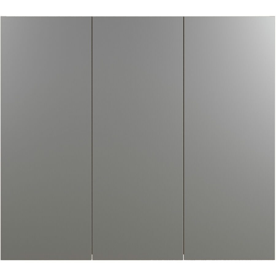 Spiegelschrank Garfield Grau Holz 90 cm 20 cm 80 cm - Farbe: anthrazit - Material: Holzwerkstoff - Spiegelschrank