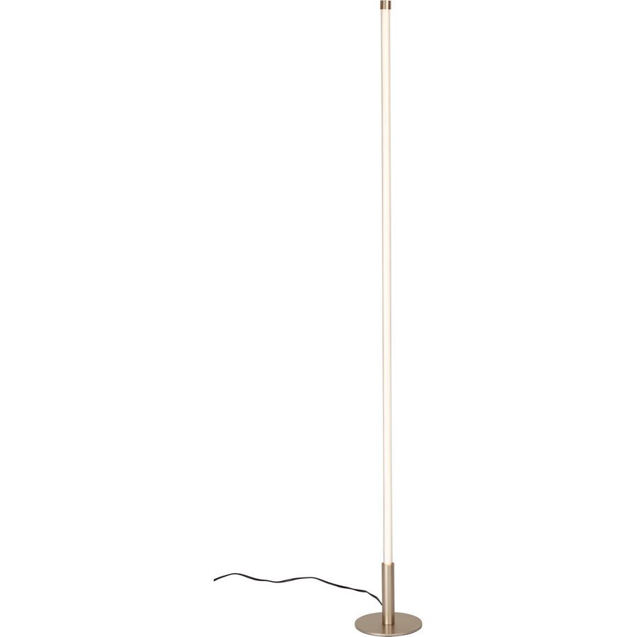 Stehlampe Castellana Braun Kunststoff/Metall 16 cm 146.2 cm - LED - Lichtfarbe: Extra warmweiss - Material: Metall/Kunststoff - Stehlampe- LED