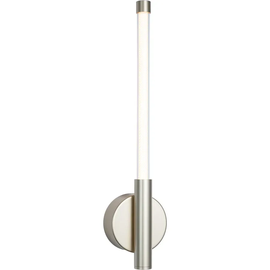 Wandlampe Castellana Braun Kunststoff/Metall 10 cm 45 cm - LED - Lichtfarbe: Extra warmweiss - Material: Metall/Kunststoff - Wandlampe- LED