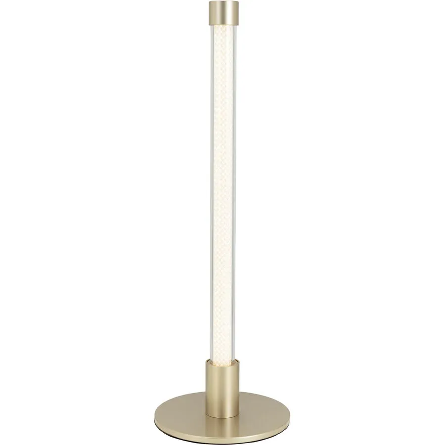 Tischlampe Castellana Braun Kunststoff/Metall 12 cm 36.3 cm - LED - Lichtfarbe: Extra warmweiss - Material: Metall/Kunststoff - Tischlampe- LED