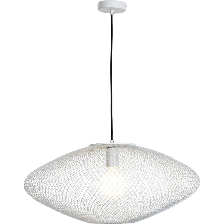 Pendellampe Amour Weiss Metall 60 cm 150 cm - Pendellampe