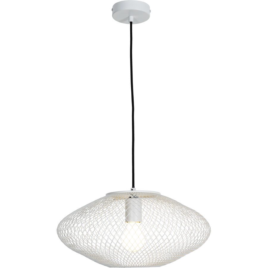 Pendellampe Amour Weiss Metall 40 cm 150 cm - Pendellampe
