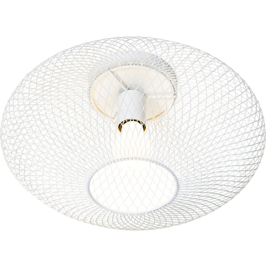Deckenlampe Amour Weiss Metall 45 cm 19.5 cm - LED - Lichtfarbe: Warmweiss - Deckenlampe- LED Energiesparlampe