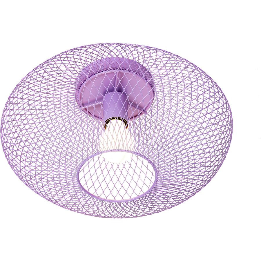 Deckenlampe Amour Lila Metall 45 cm 19.5 cm - LED - Lichtfarbe: Warmweiss - Deckenlampe- LED Energiesparlampe