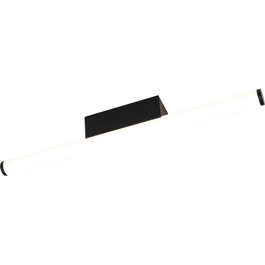 Wandlampe Bellagio Schwarz Kunststoff/Metall 61 cm 6 cm - LED - Lichtfarbe: Warmweiss - Material: Metall/Kunststoff - Wandlampe- LED Energiesparlampe