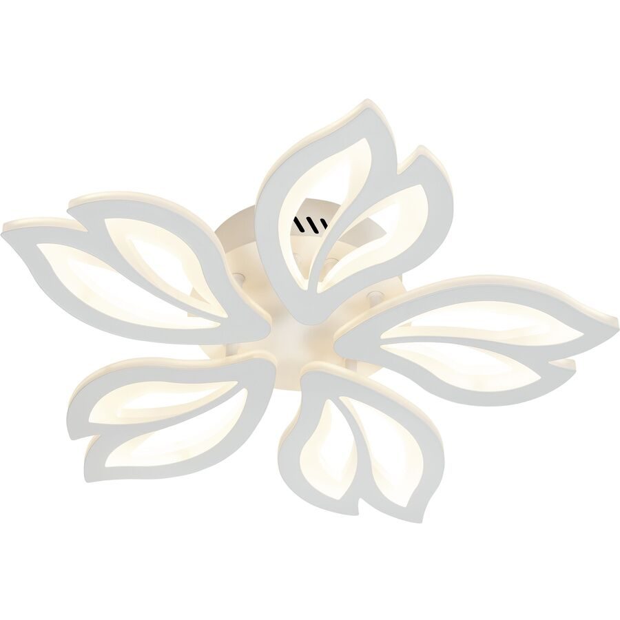 Deckenlampe Cavaria Metall/Acryl weiss - LED - Lichtfarbe: Extra warmweiss - Deckenlampe- LED Energiesparlampe