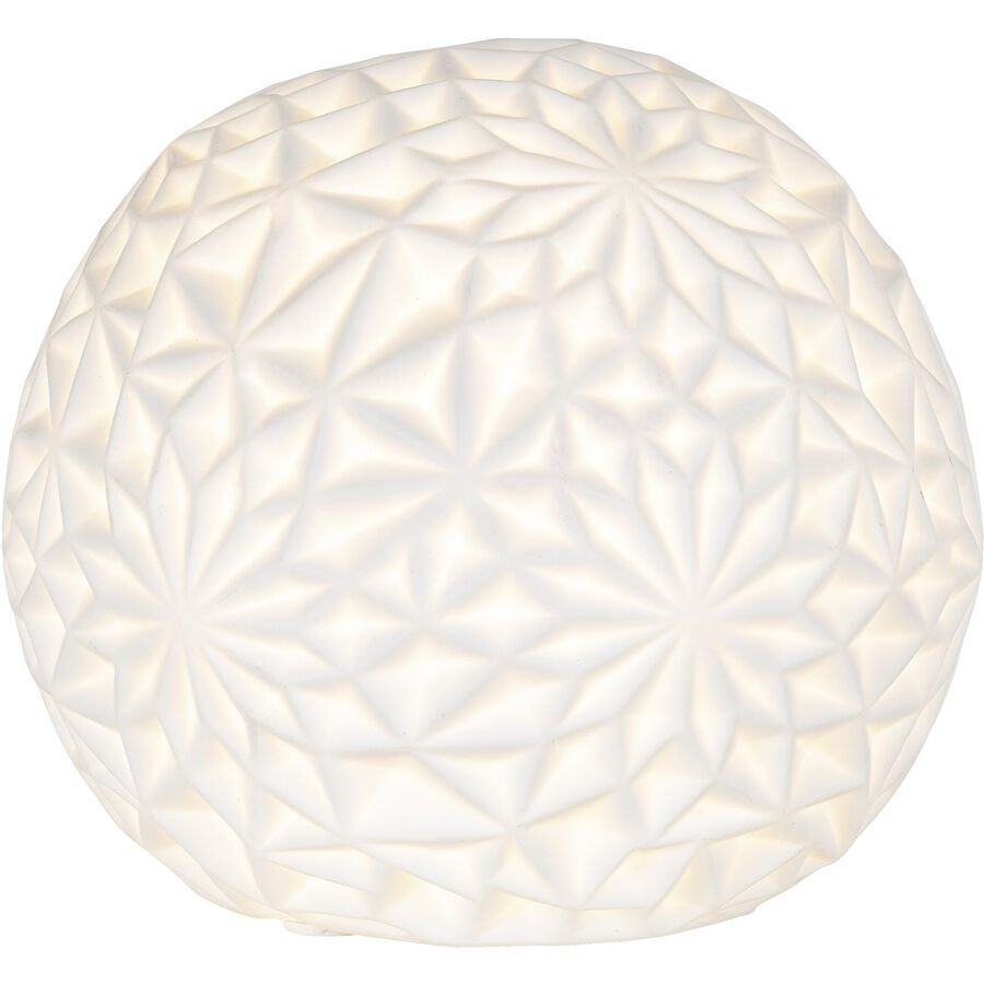 Tischlampe Canolo Weiss Keramik/Metall 16 cm 16 cm - Tischlampe