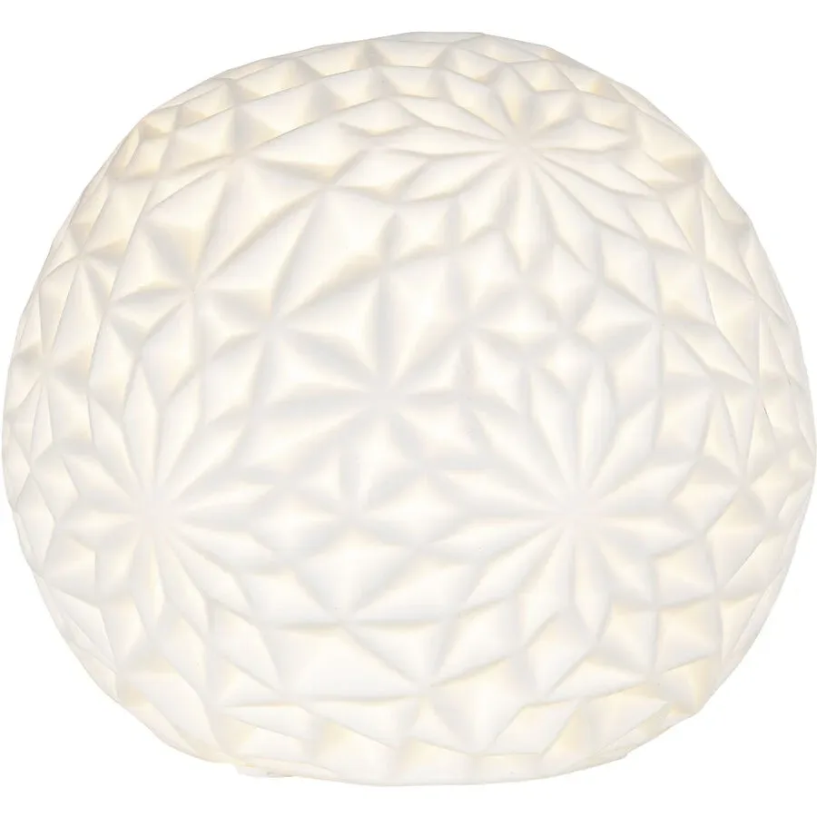 Tischlampe Canolo Weiss Keramik/Metall 16 cm 16 cm - Tischlampe