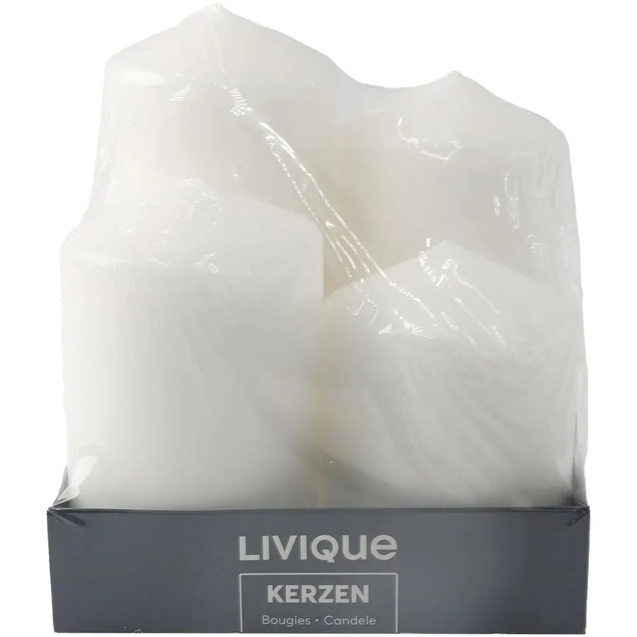 Kerze Traditional Weiss Wachs 12 cm - Kerze