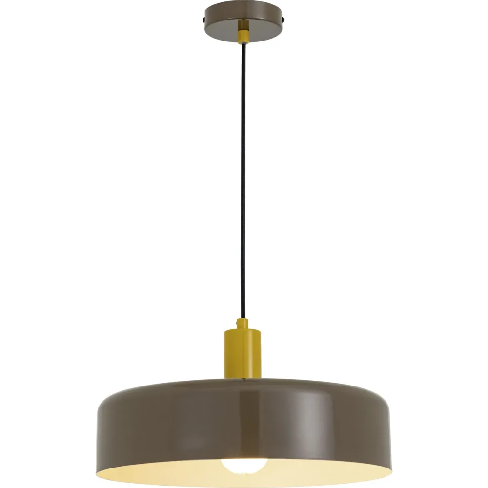 Pendellampe Fonteno Braun Metall 35 cm 120 cm - Pendellampe