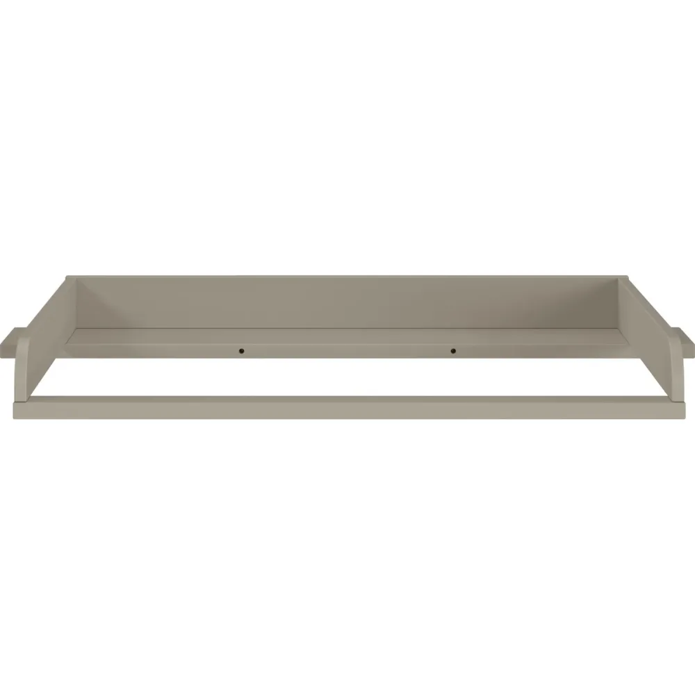 Wickelauflage Tomino Grau Holz 105 cm 77 cm - Farbe: steingrau - Material: Holzwerkstoff - Wickelauflage
