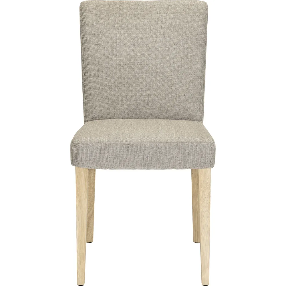 Stuhl Varena Braun Holz/Stoff 45 cm - Farbe: braun, - Material: Eiche massivholz/Stoff - Stuhl