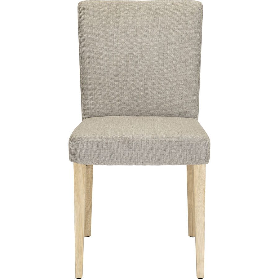 Stuhl Varena Braun Holz/Stoff 45 cm - Farbe: braun, - Material: Eiche massivholz/Stoff - Stuhl