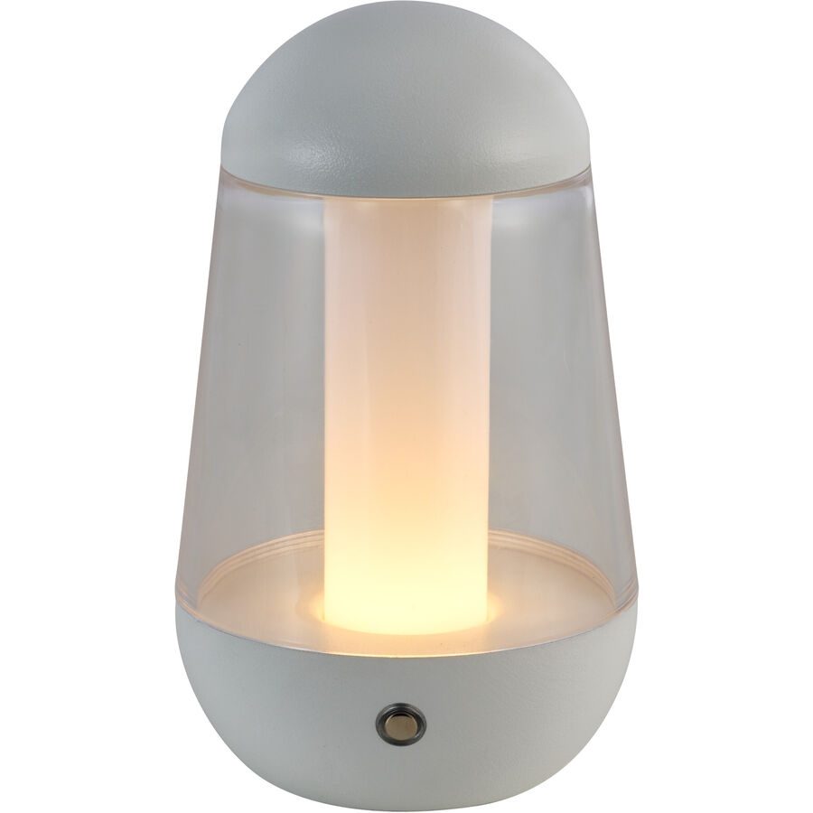 Tischlampe Kim Aluminium weiss 3.3W LED - LED - Lichtfarbe: Extra warmweiss - Helles Neutralweiss - Tischlampe- LED Energiesparlampe