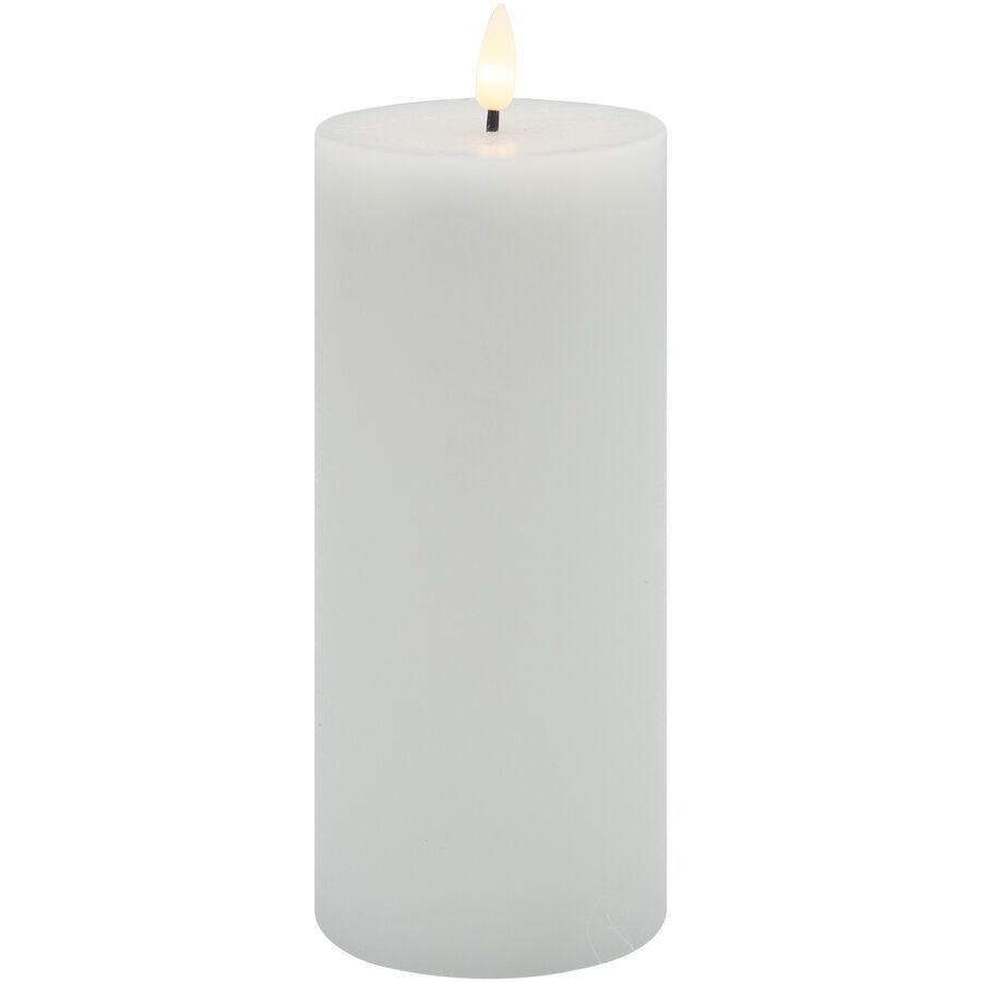 Kerze Pastel & Contrast Wachs - Farbe: Weiss - Kerze