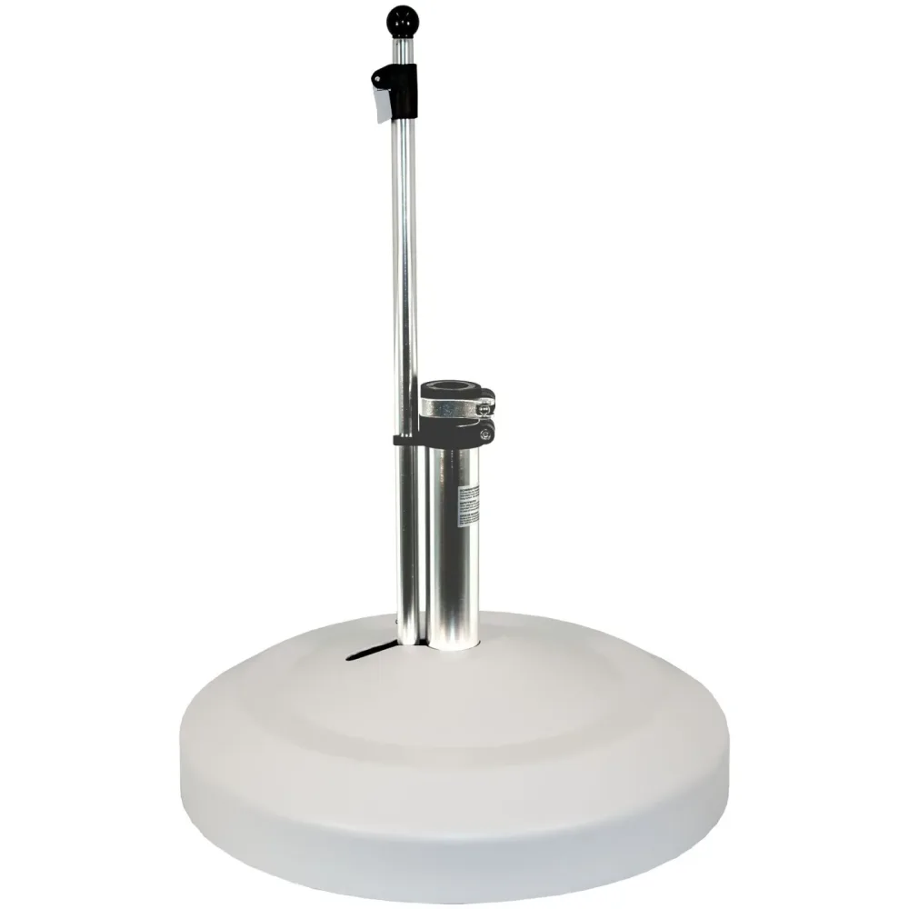 Schirmsockel Lito weiss Kunststoff 60 cm - Schirmsockel