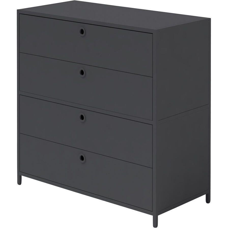 Sideboard Chloé Schwarz Metall 80 cm 80 cm - Möbel Konfigurator: Traummöbel individuell zusammenstellen - Sideboard