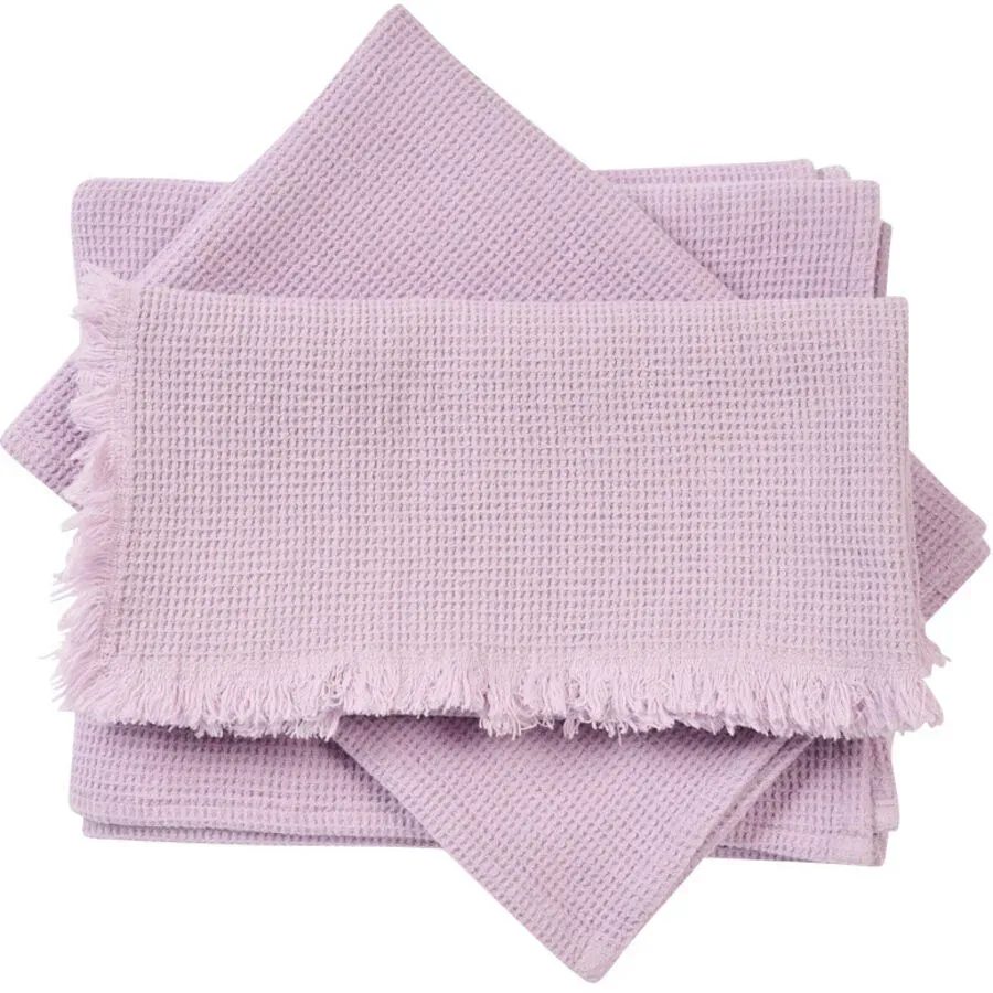 Lavie Servietten Smilla Lila Baumwolle/Leinen 45 x 45 cm - Material: 70% Baumwolle / 30% Leinen - Servietten