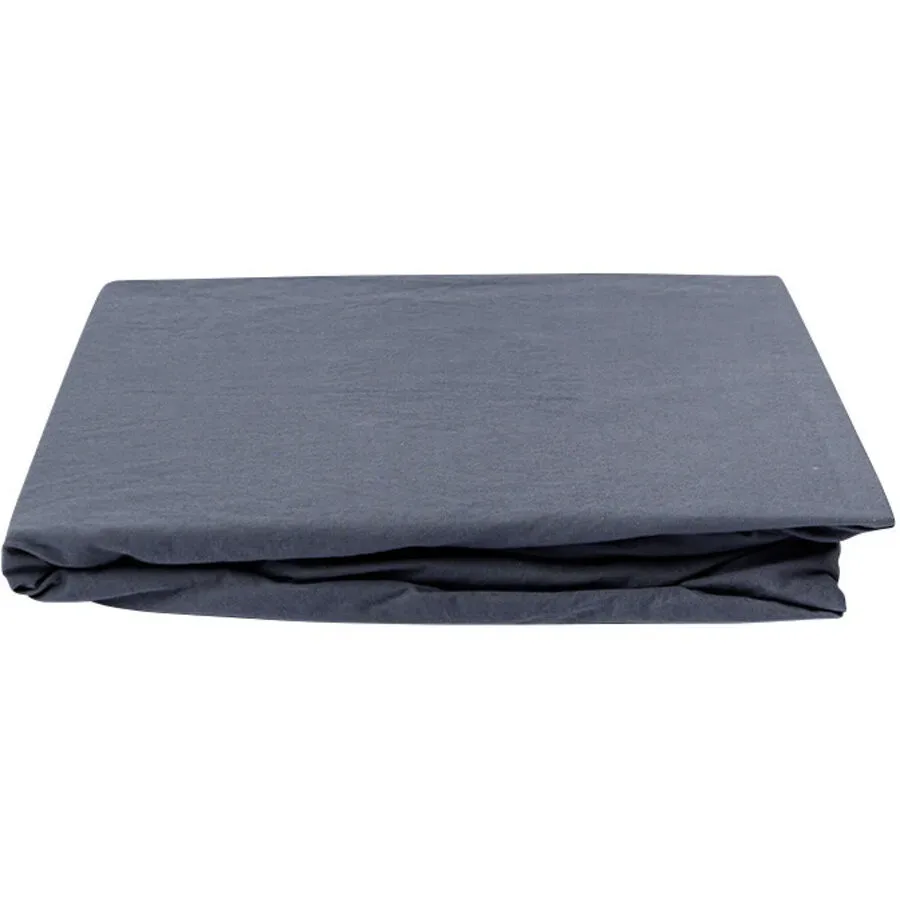 Lavie Fixleintuch Lakan Blau Baumwolle 200 cm 160 cm - Farbe: Indigo - Material: Bio Baumwolle - Fixleintuch