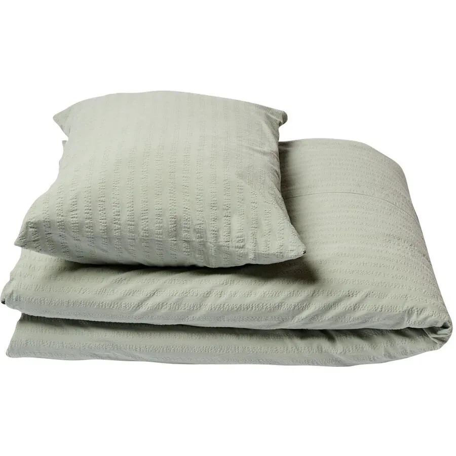 Journey Living Kissenbezug Kemeri Grün Baumwolle 65 cm 100 cm - Farbe: Eucalyptus - Material: Bio Baumwolle - Kissenbezug
