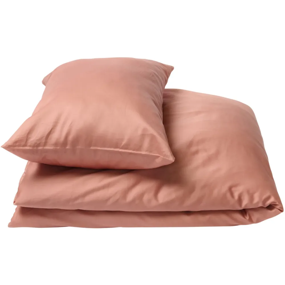 Journey Living Kissenbezug Braga Rosa Baumwolle 50 cm 70 cm - Farbe: Altrosa - Kissenbezug