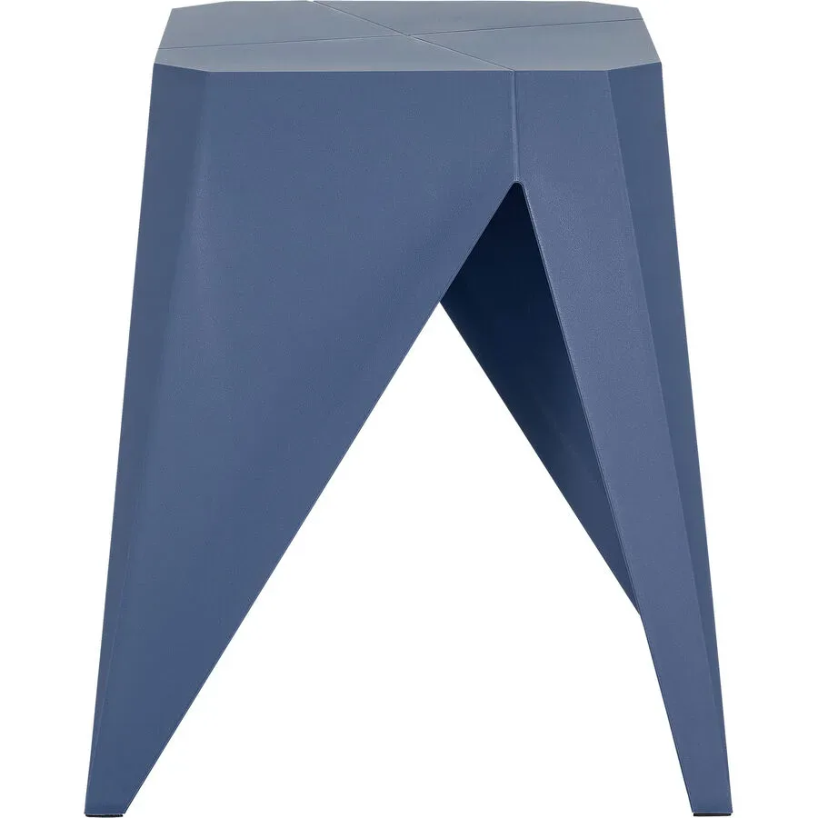 Hocker Sharma Blau Kunststoff/Metall 38 cm 45.5 cm - Material: Polypropylen - Hocker
