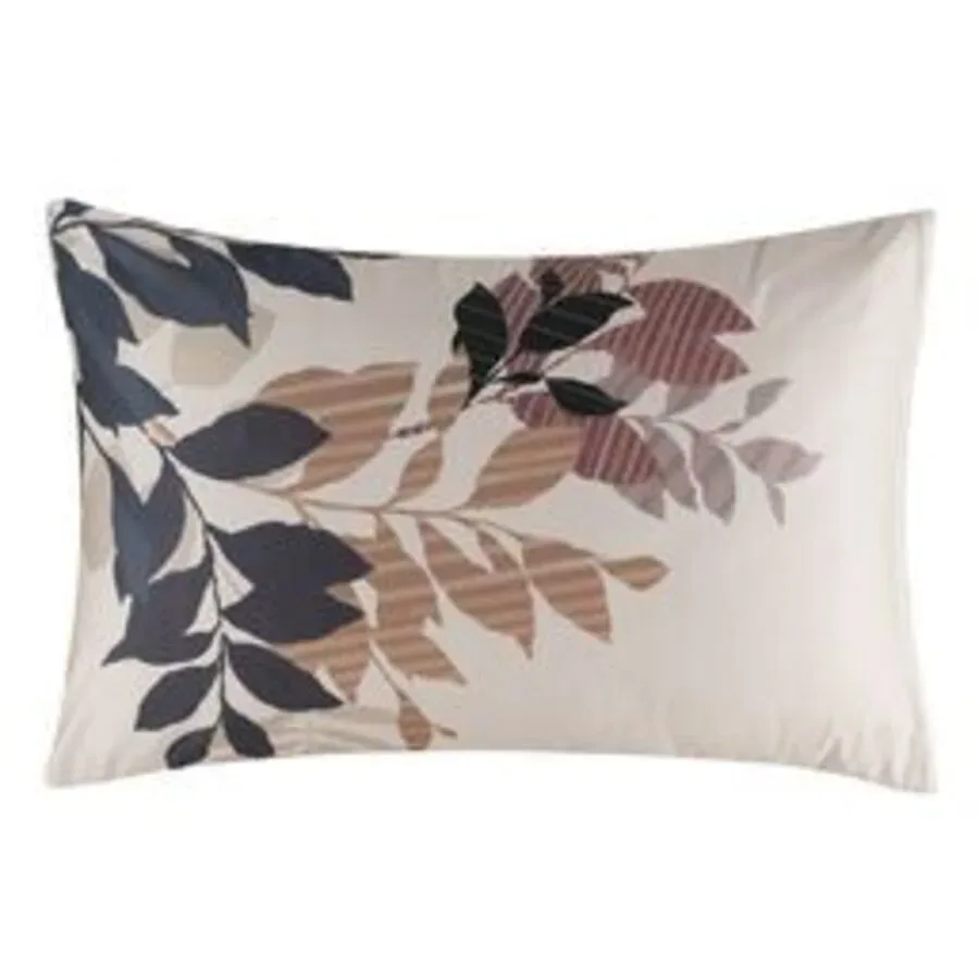 KAS Kissenbezug Nova Beige Baumwolle 50 cm 70 cm - Kissenbezug