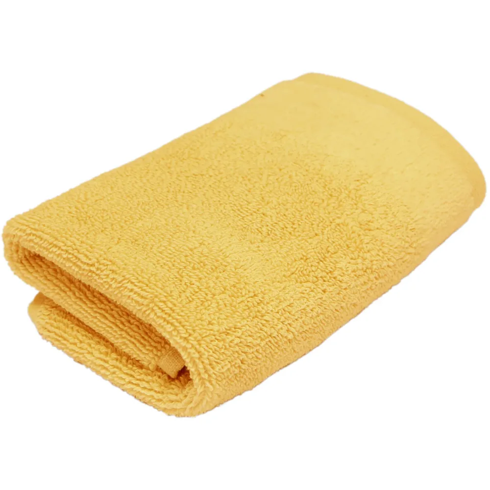 Living Home Handtuch Softfeel Gelb Baumwolle 50 cm 100 cm - Farbe: Yellow - Handtuch