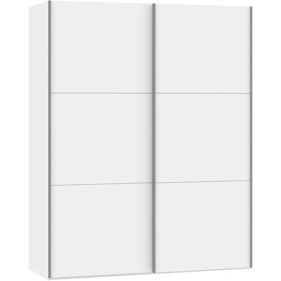 MyDeal Kleiderschrank Easy Go Weiss Holz 153 cm 65 cm 195 cm - Material: Holzwerkstoff - Schweizer Möbelhersteller - Kleiderschrank
