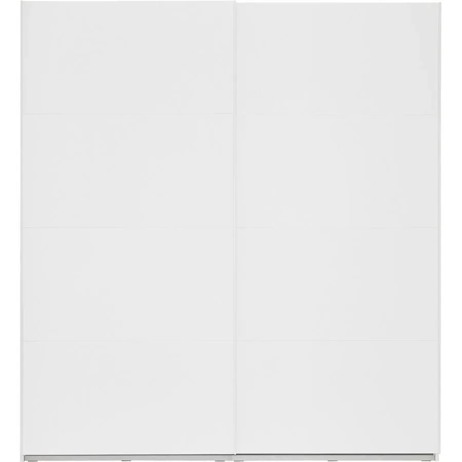 Kleiderschrank Kirano Weiss Holz 200 cm 65 cm 222 cm - Material: Holzwerkstoff - Kleiderschrank