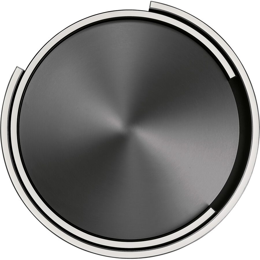Designer-Deckenlampe Bankamp Rings anthrazit matt D 40 cm - Farbe: Aluminium eloxiert - LED - Lichtfarbe: Extra warmweiss - Material: Aluminium/Stahl